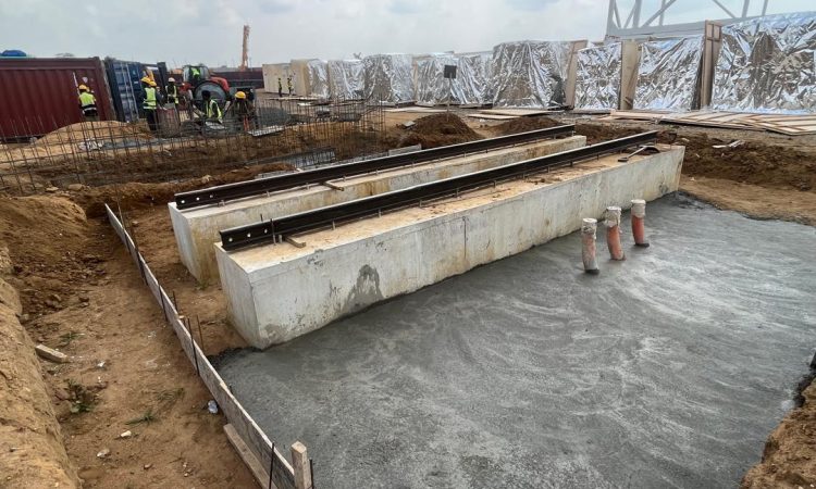 Blinding for 33 11Kv transformer bund base