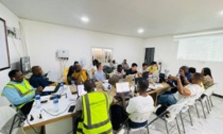 Monthly progress site meeting with GOPA/CEMMATS, TBEA, and EDSA to review project progress, discuss concerns raised by the teams, and identify mitigation measures to ensure the successful delivery of the project.