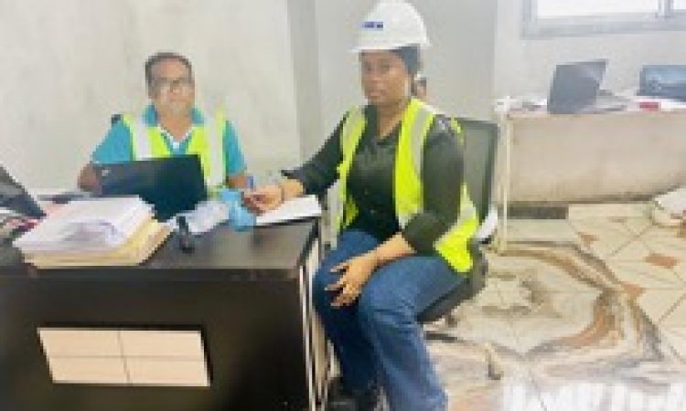 Site supervision, engaging with the project contractor to ensure all requirements, such as PPE and employee contracts, were in place.