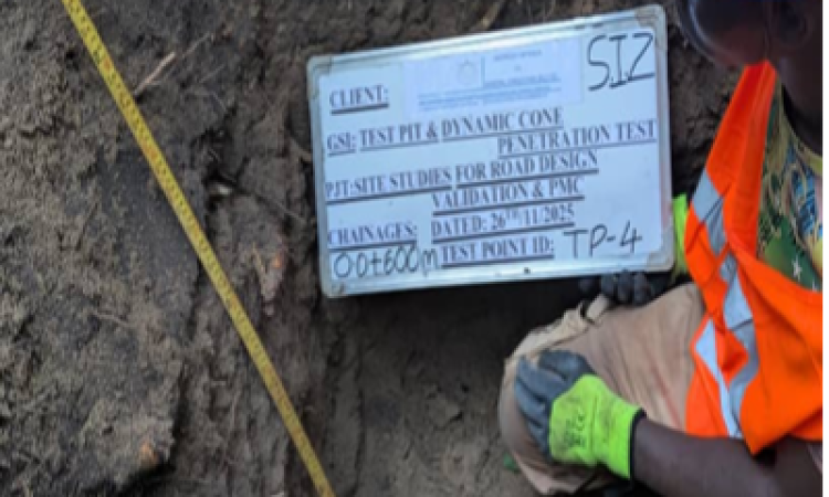 Excavation of TP4